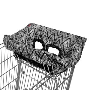 Skip Hop Black and White Patterned Shopping Cart Cover